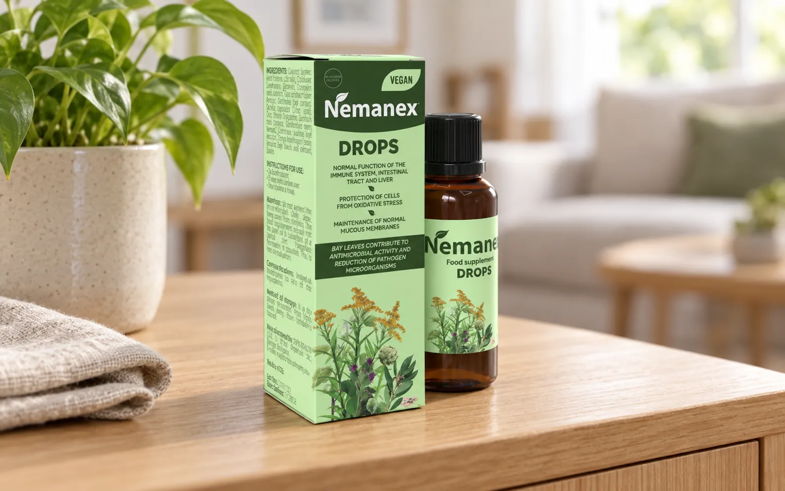 Nemanex Cystitis — le produit au quotidien