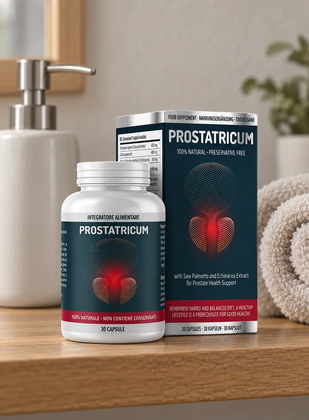 Prostatricum — le produit au quotidien